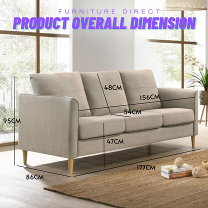 Pet Friendly 1+2+3 Seater Sofa Set