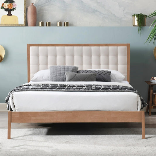 Queen Size Natural Bed Frame