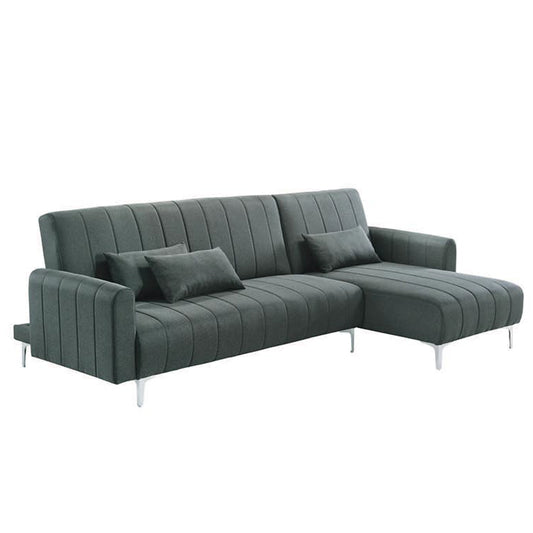 4 Seater Dark Grey Sofa Bed