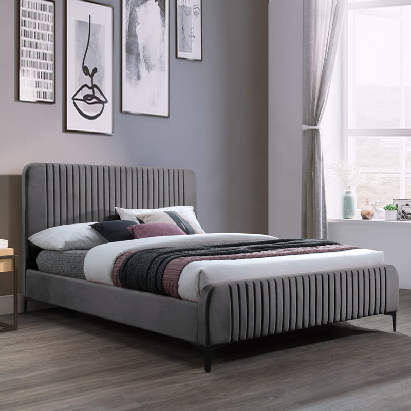 King Size Dark Grey Bed Frame