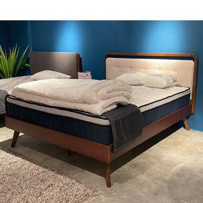 Solid Wood King Bed Frame