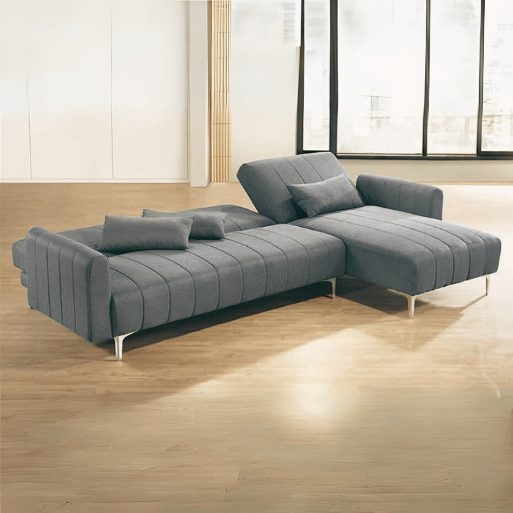 4 Seater Dark Grey Sofa Bed