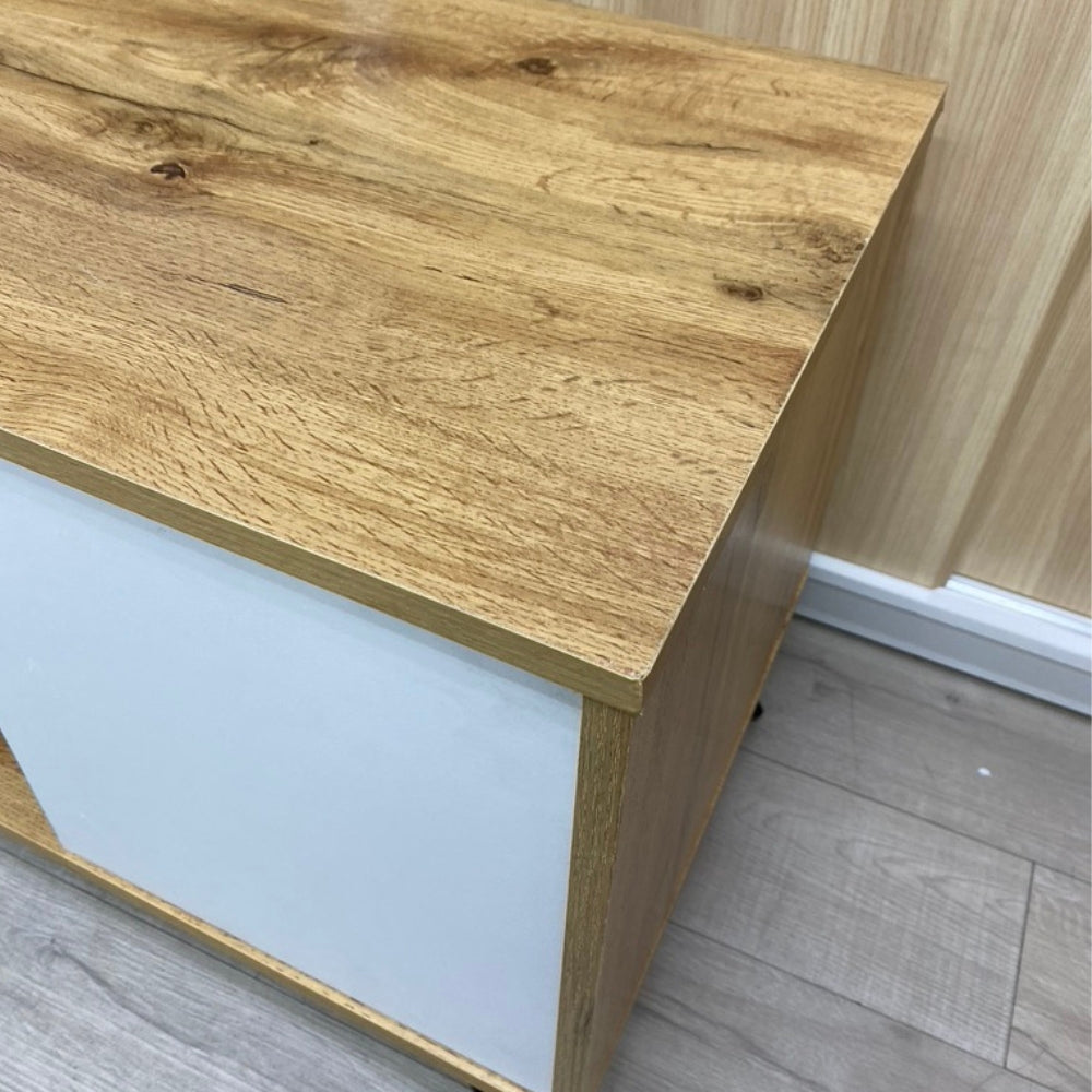 120CM Wotan Oak TV Cabinet